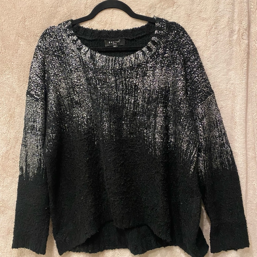 Beulah black and silver sweater. Size M/L.